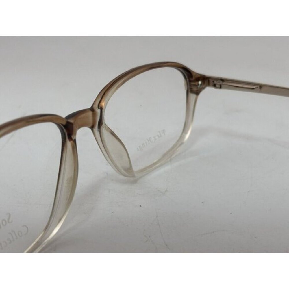 SOLO COLLECTION FLEX HINGE SOLO GP3045 53-18-140 LIGHT BROWN Eyeglass Frames - Picture 7 of 7